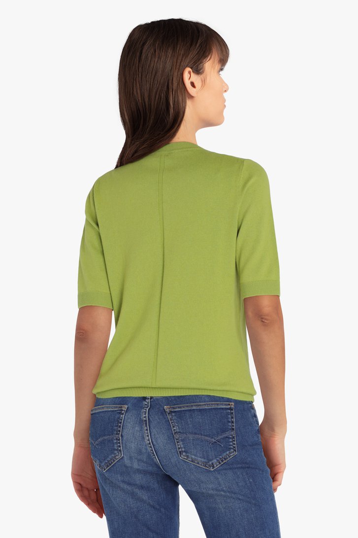Collusion Sweater met korte mouwen groen casual uitstraling Mode Sweaters Sweaters met korte mouwen 