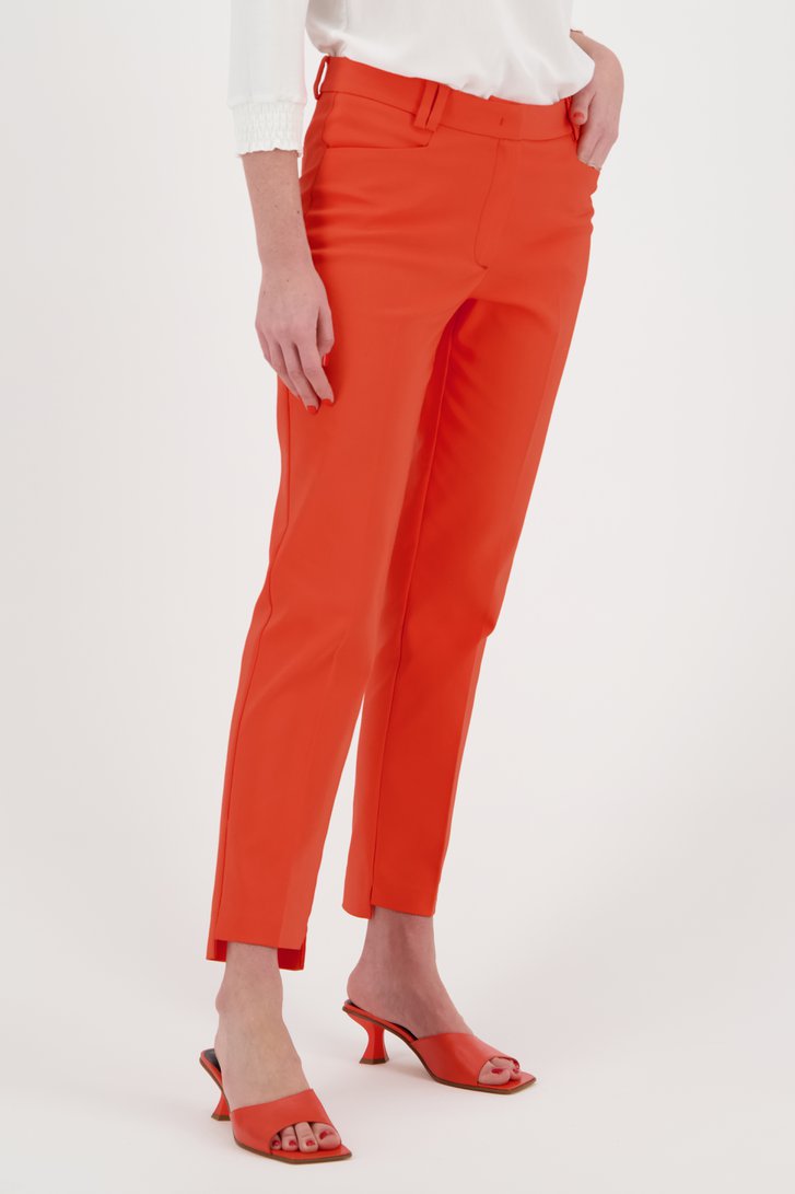 Oranje geklede broek van More & More voor Dames