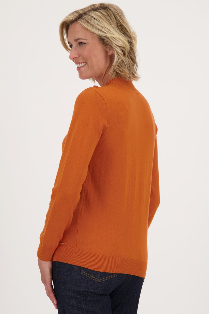 Oranje souspull van Claude Arielle voor Dames
