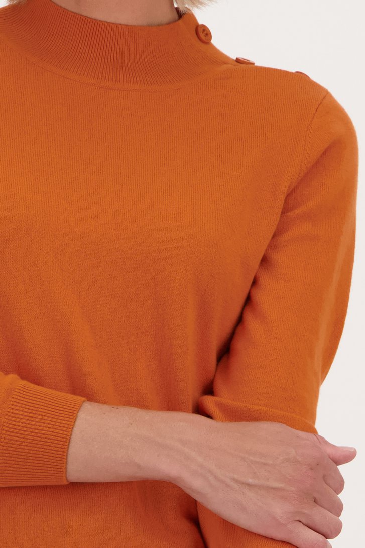 Oranje souspull van Claude Arielle voor Dames