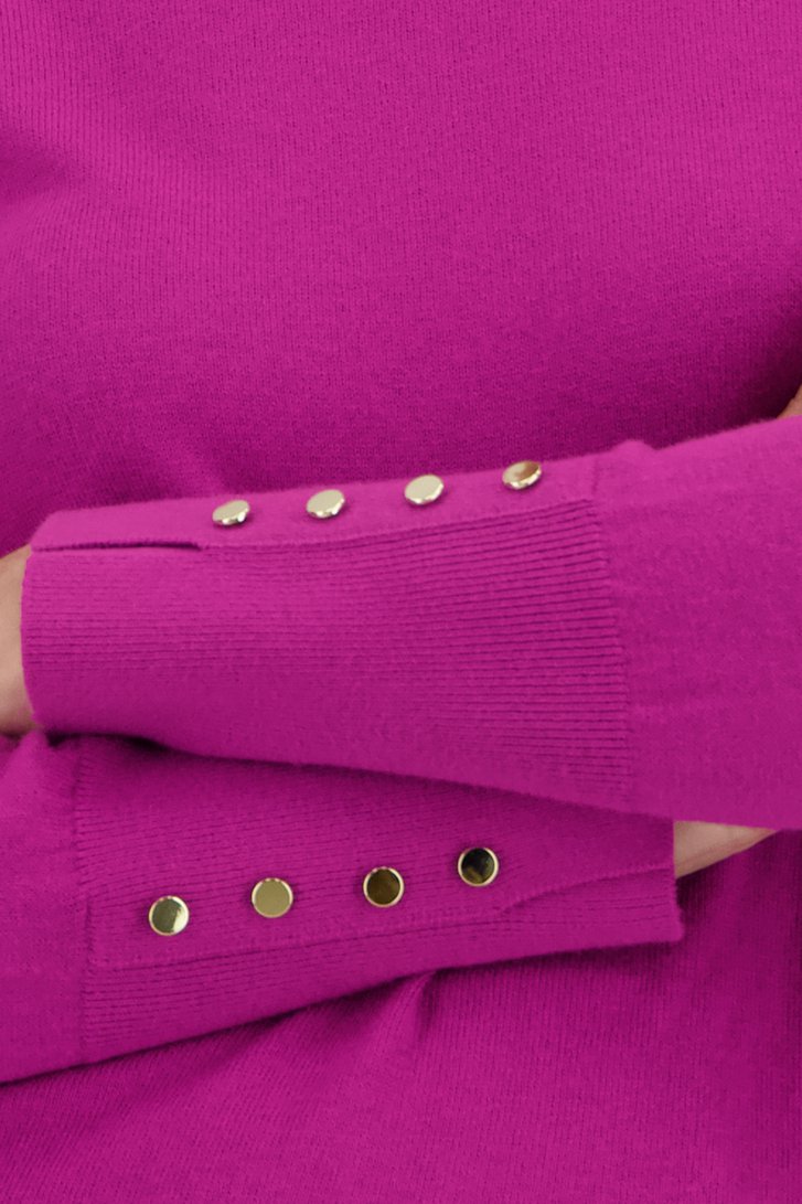 Paars-roze pull met lange mouwen  van Liberty Island voor Dames