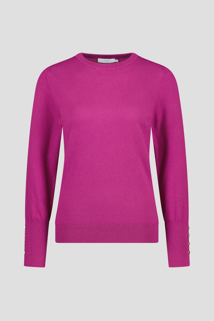 Paars-roze pull met lange mouwen  van Liberty Island voor Dames