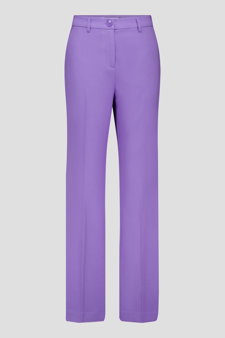 Paarse geklede broek van D'Auvry voor Dames