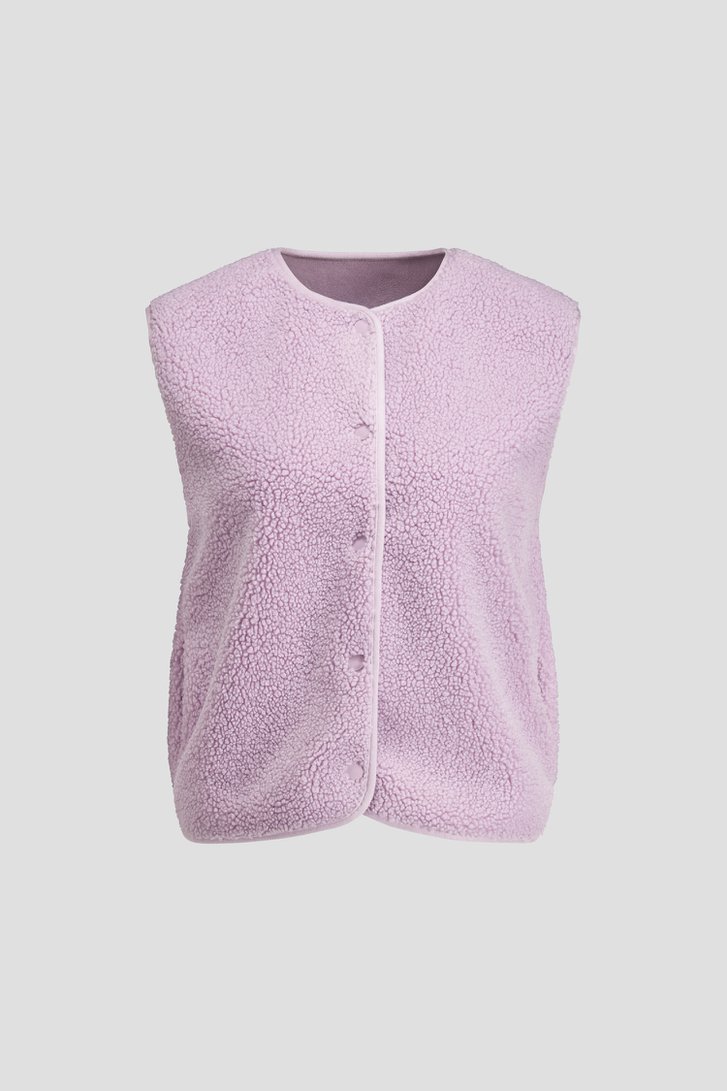 Productfoto 1 van Paarse omkeerbare bodywarmer door Libelle voor Dames