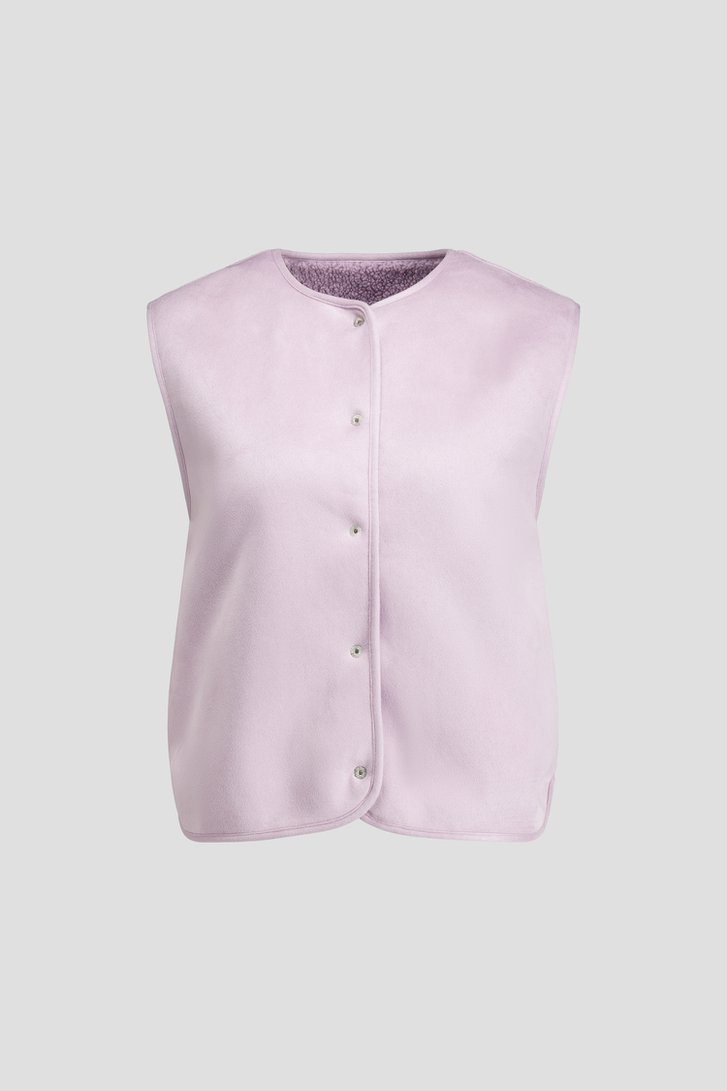Productfoto 2 van Paarse omkeerbare bodywarmer door Libelle voor Dames