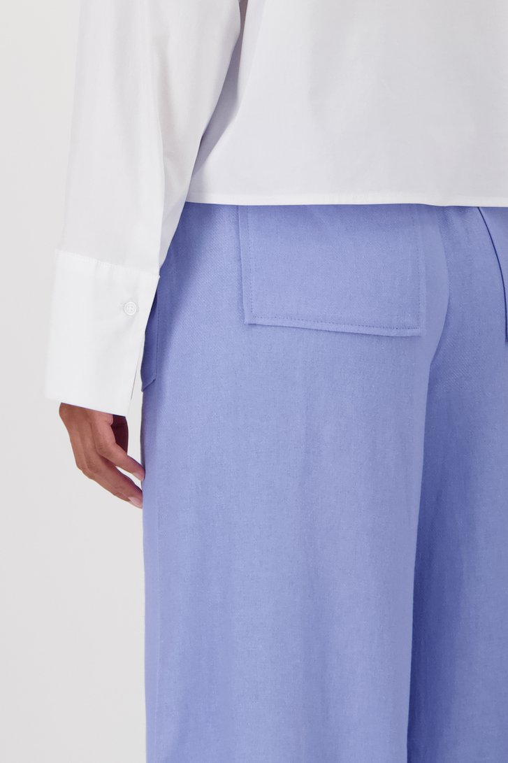 Pantalon à jambe large bleu clair de Louise pour Femmes