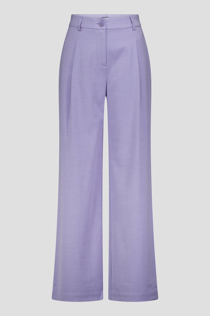 Photo produit 1 de Pantalon à plis à jambe lilas, coupe ample de Liberty Loving nature pour Femmes