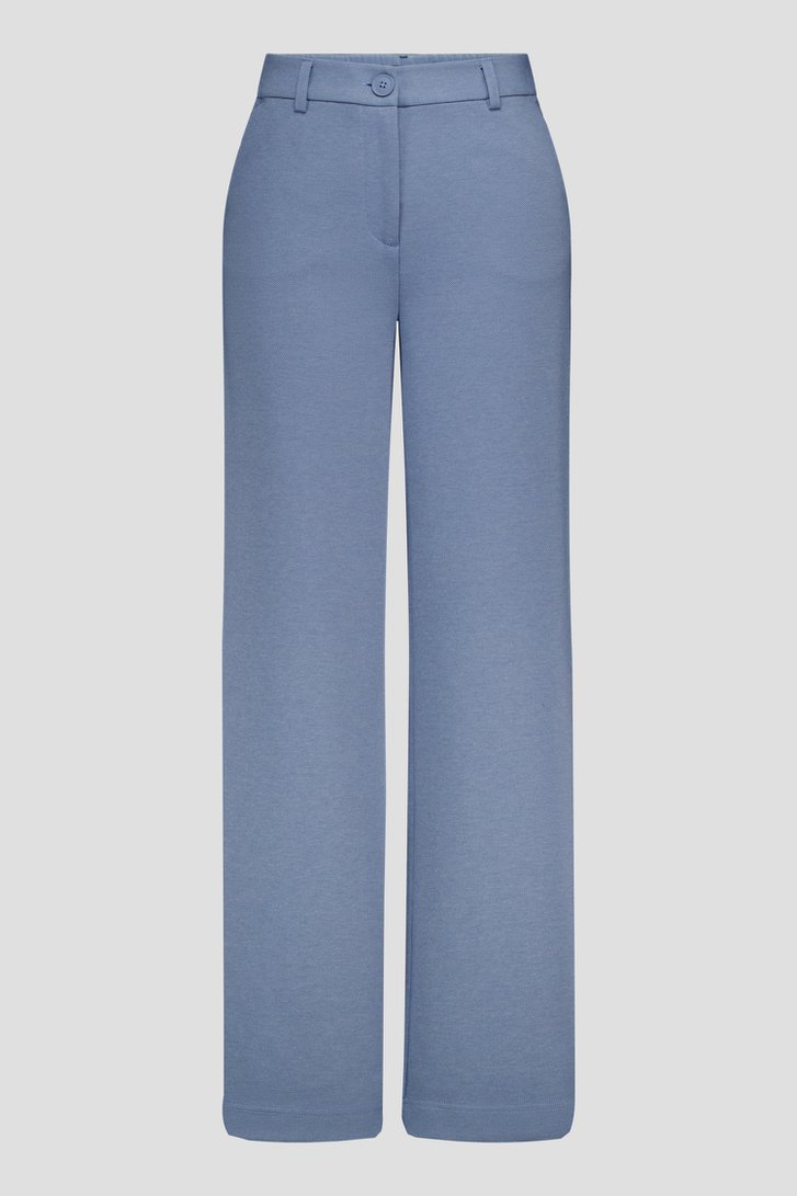 Photo produit 1 de Pantalon ample à taille haute bleu de Libelle pour Femmes