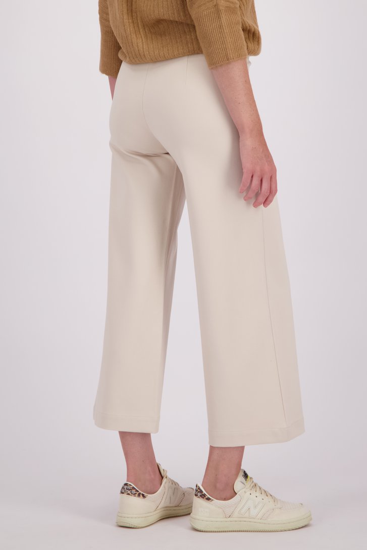 Le dos de Pantalon ample beige 7/8  de Libelle pour Femmes