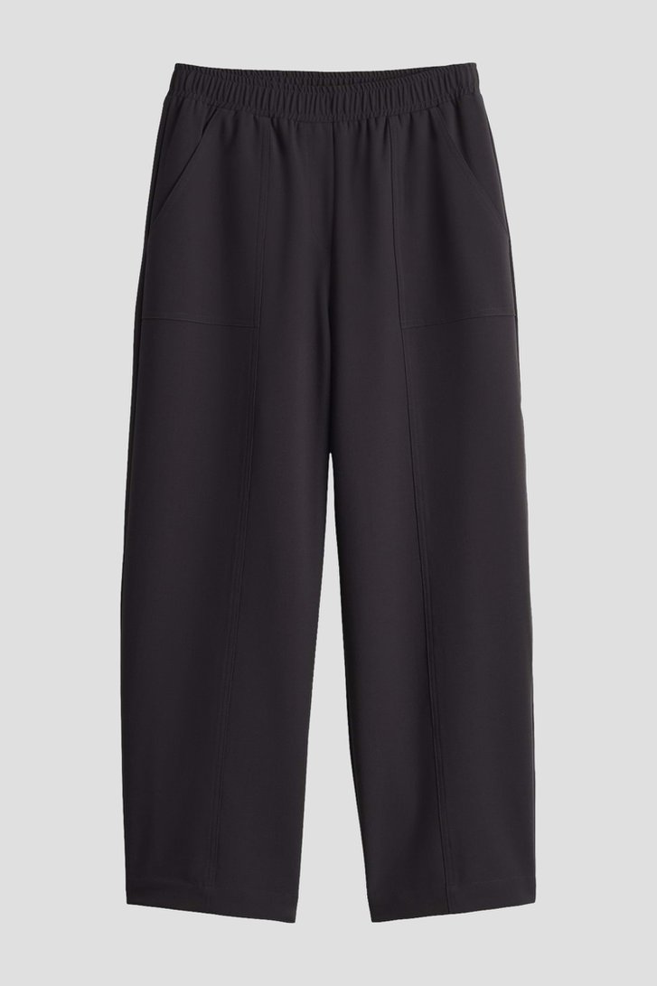 Photo produit 1 de Pantalon ample brun à poches cargo – longueur 7/8 de Opus pour Femmes