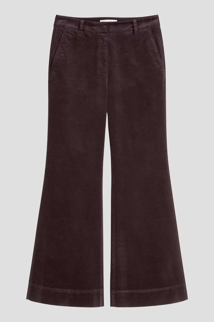 Photo produit 1 de Pantalon ample brun en velours côtelé de Marc O'Polo pour Femmes
