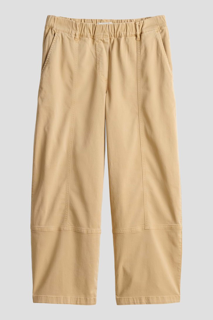 Photo produit 1 de Pantalon beige à taille élastiquée - longueur 7/8 de Opus pour Femmes