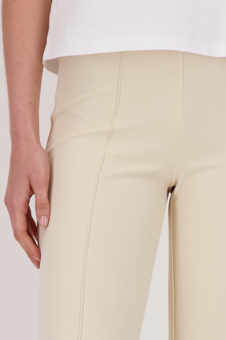 Pantalon beige avec stretch de Liberty Island pour Femmes