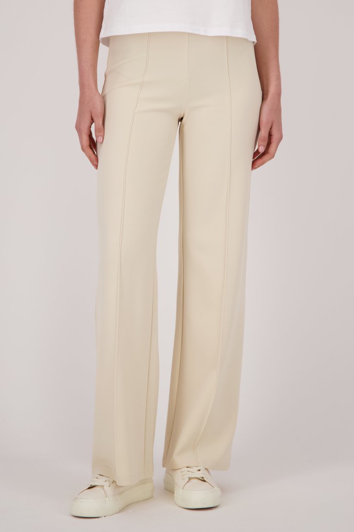 Pantalon beige avec stretch de Liberty Island pour Femmes