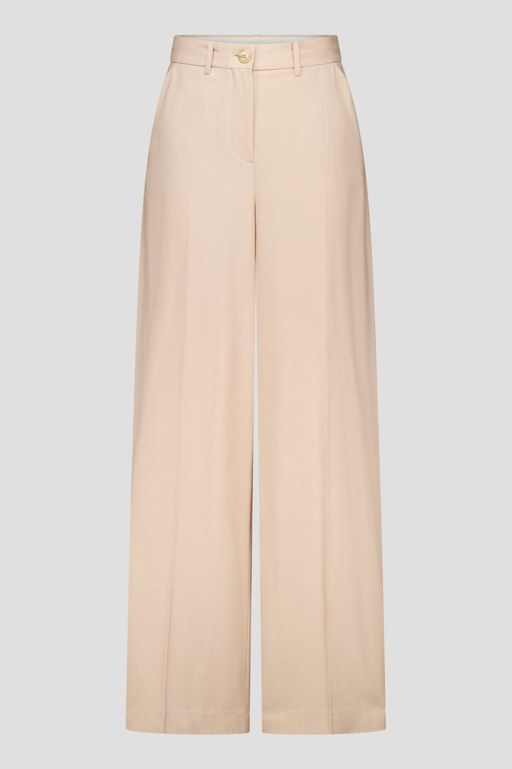 Pantalon beige large de D'Auvry pour Femmes