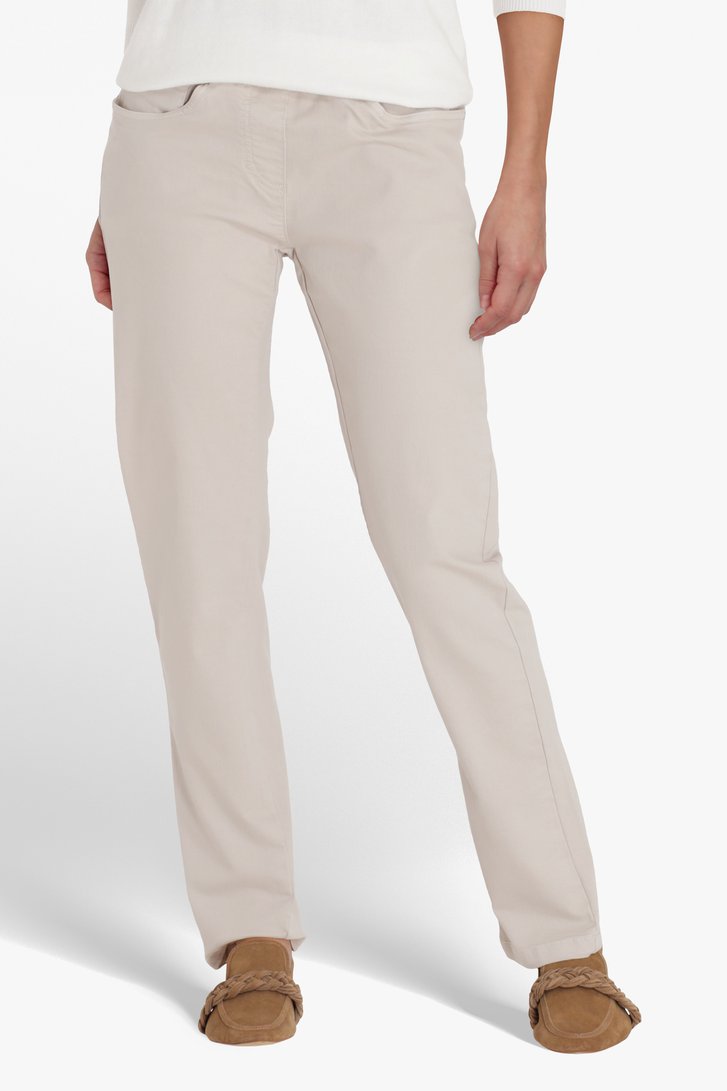 Pantalon beige - straight fit