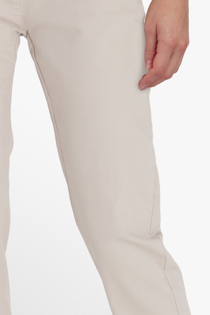 Pantalon beige - straight fit de Bicalla pour Femmes