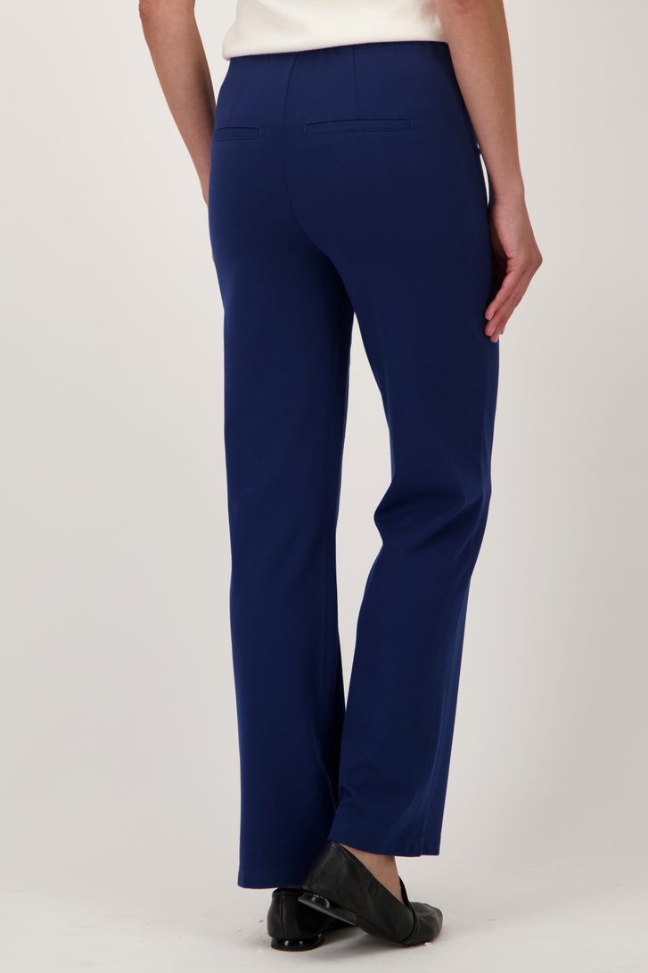 Pantalon bleu avec stretch de Claude Arielle pour Femmes