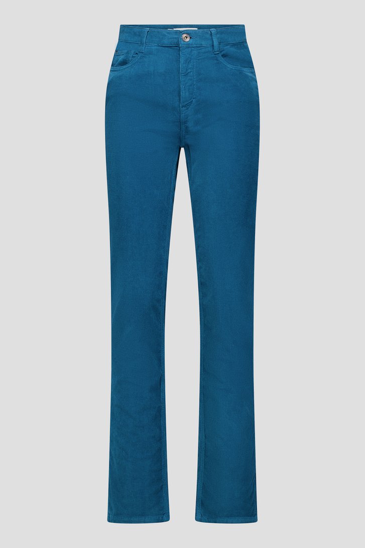 Photo produit 1 de Pantalon bleu en velours côtelé de Liberty Island pour Femmes
