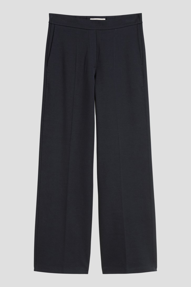 Photo produit 1 de Pantalon bleu foncé à jambes larges de Marc O'Polo pour Femmes