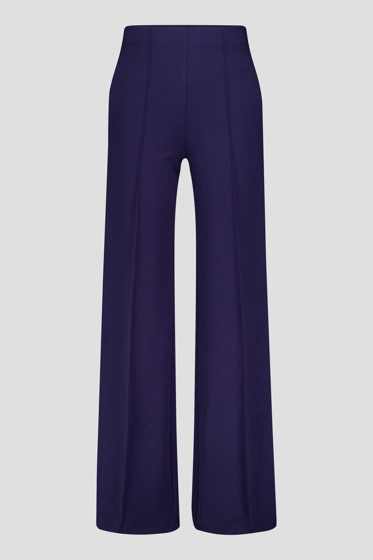 Photo produit 1 de Pantalon bleu large à taille élastique de Liberty Island pour Femmes