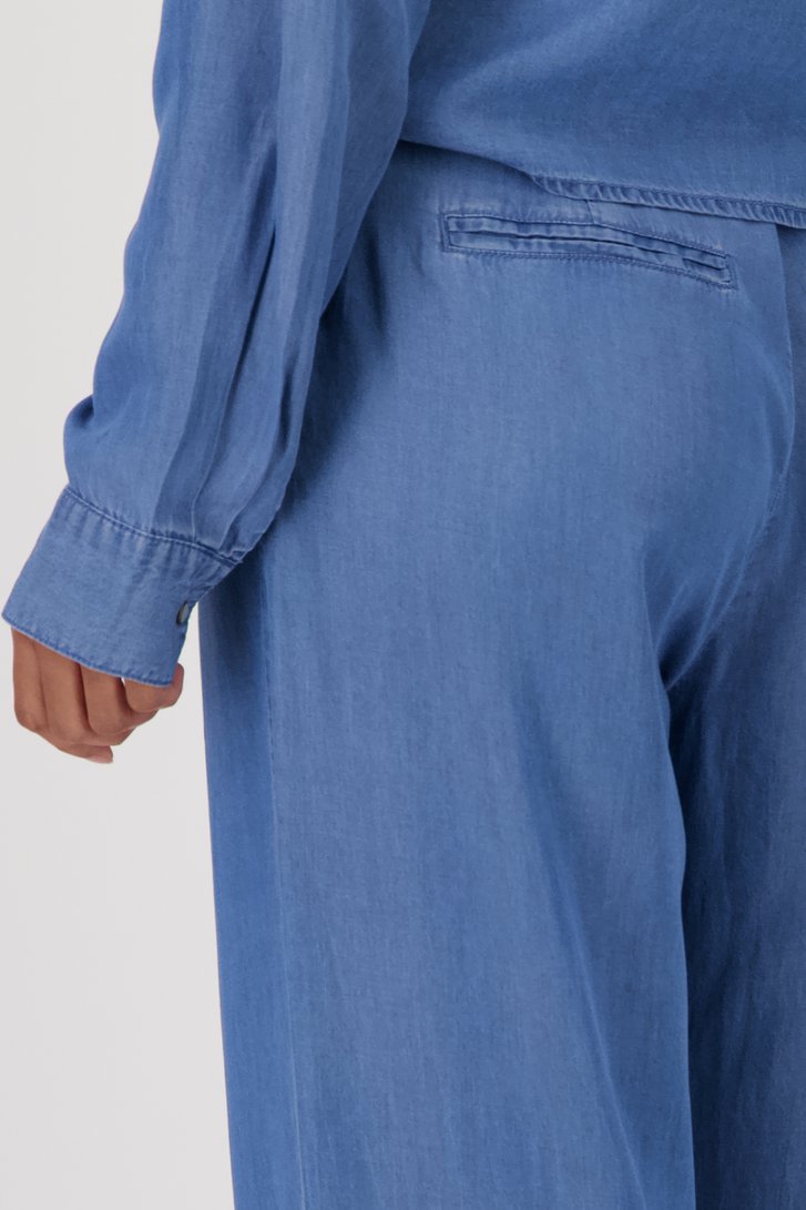 Pantalon bleu large effet jean de JDY pour Femmes