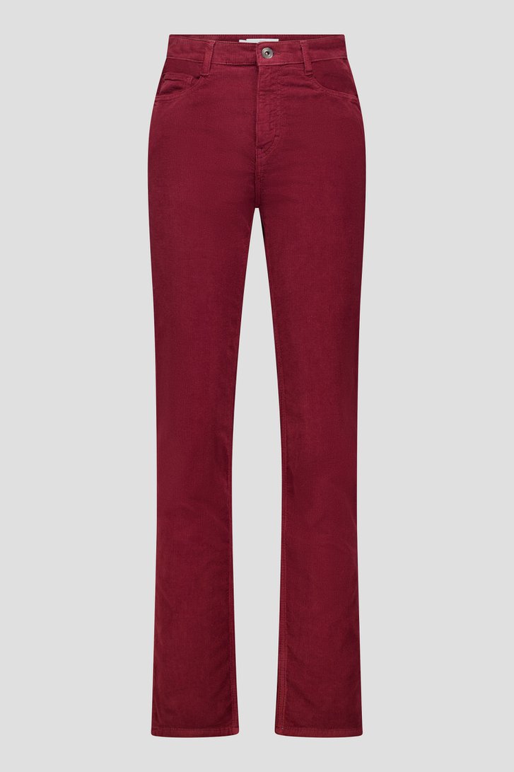 Photo produit 1 de Pantalon bordeaux en velours côtelé de Liberty Island pour Femmes