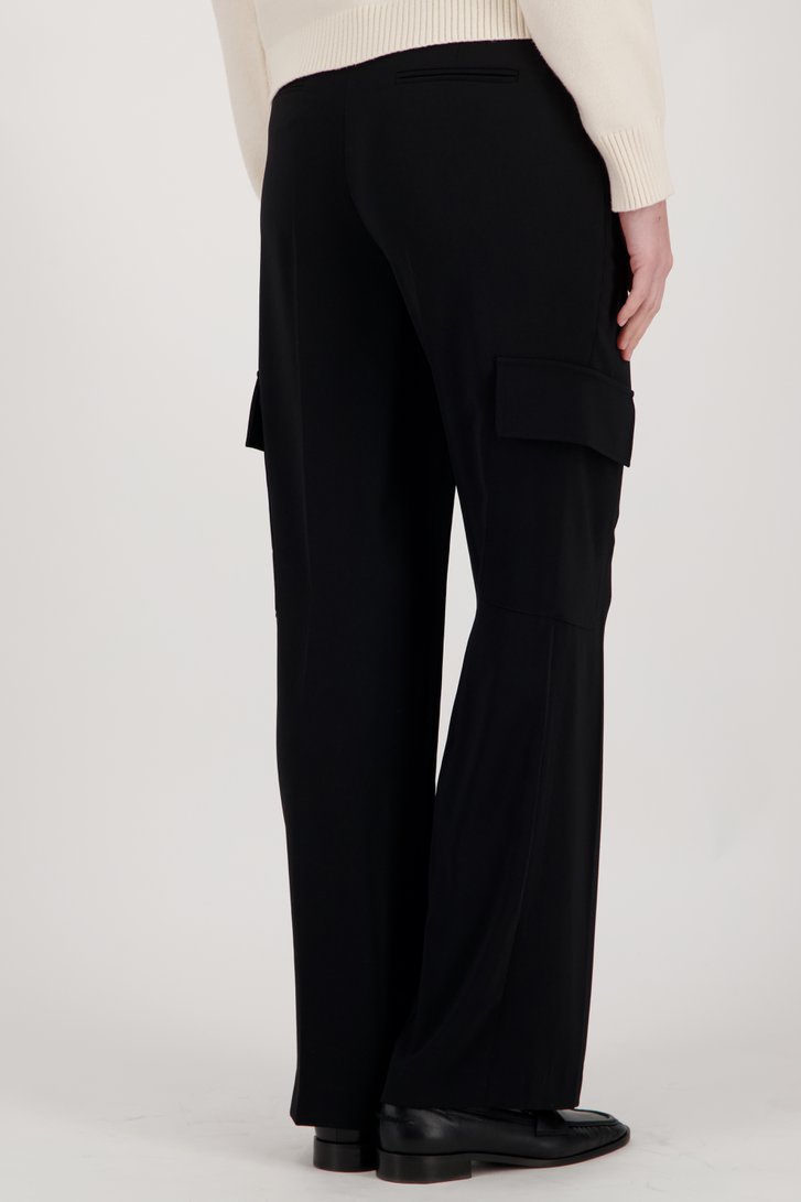 Pantalon cargo large noir de More & More pour Femmes