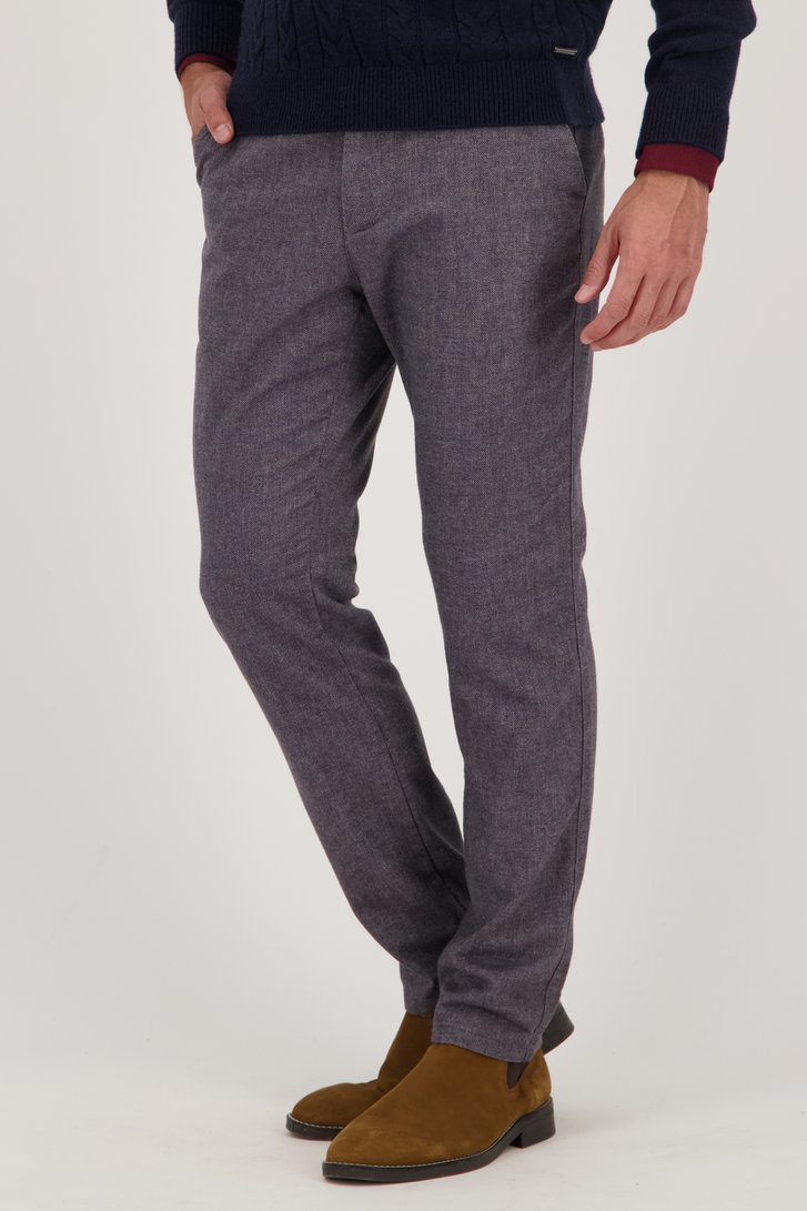Pantalon chino bleu doux de Upper East pour Hommes