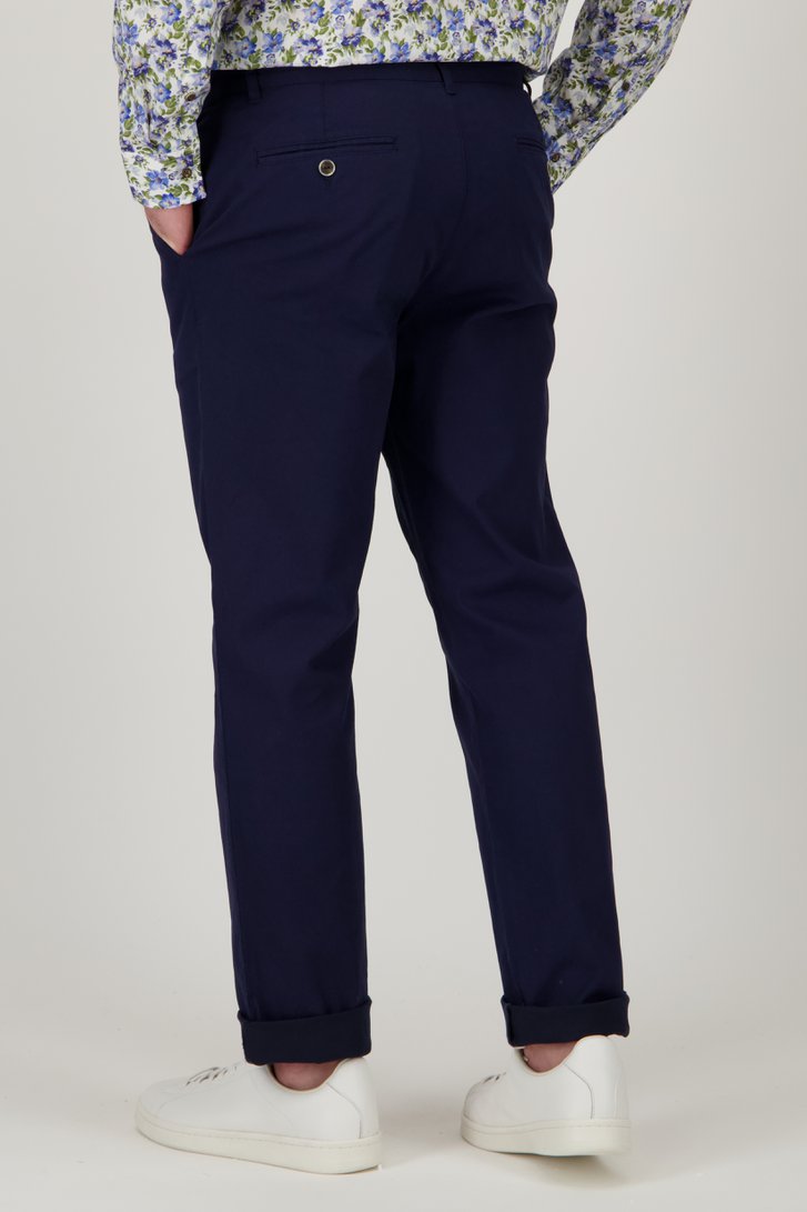 Pantalon chino bleu foncé de Dansaert Blue pour Hommes