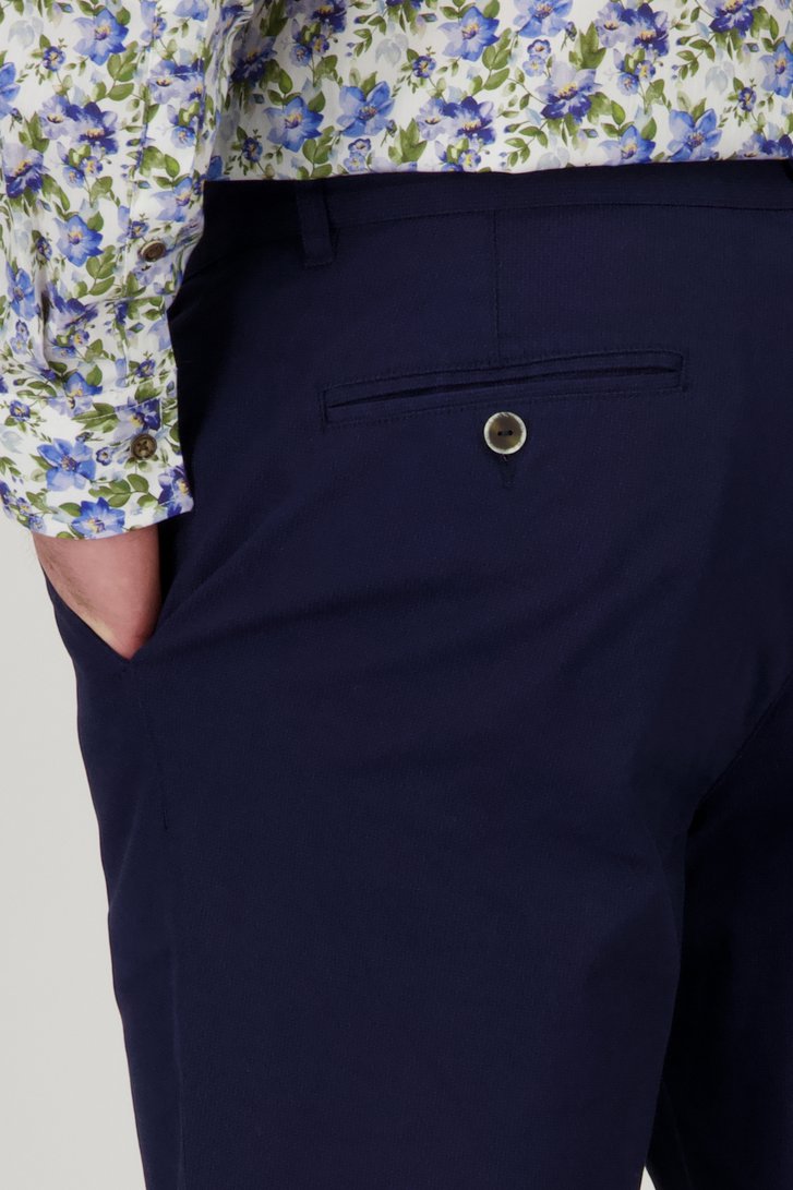 Pantalon chino bleu foncé de Dansaert Blue pour Hommes