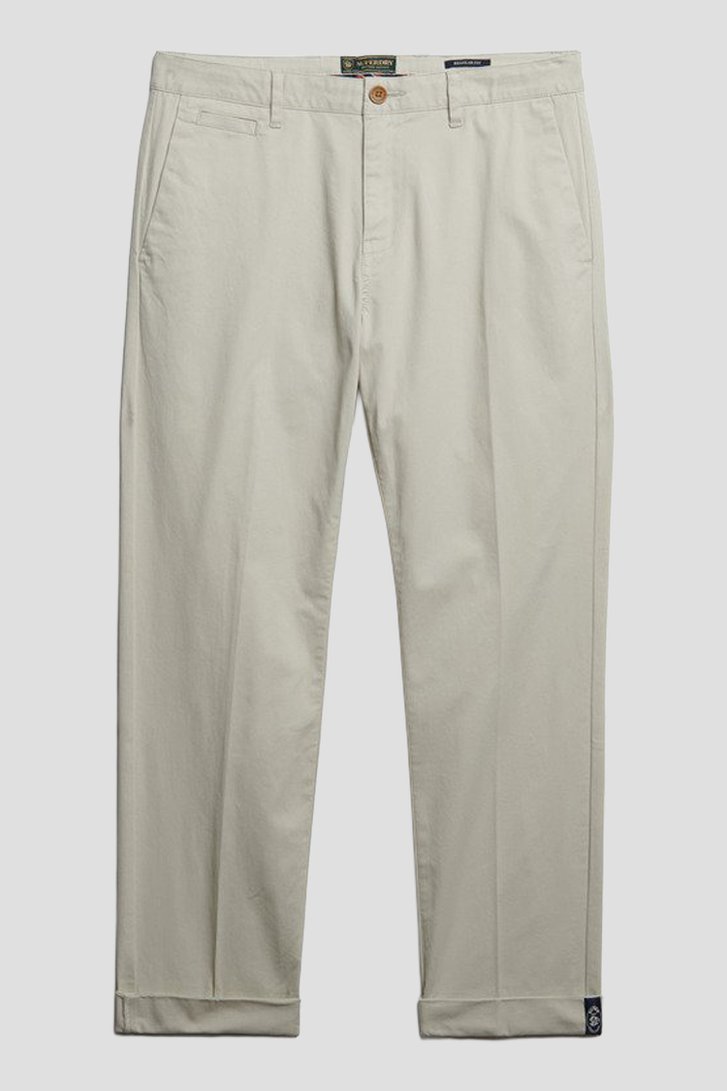 Photo produit 2 de Pantalon chino gris de Superdry pour Hommes