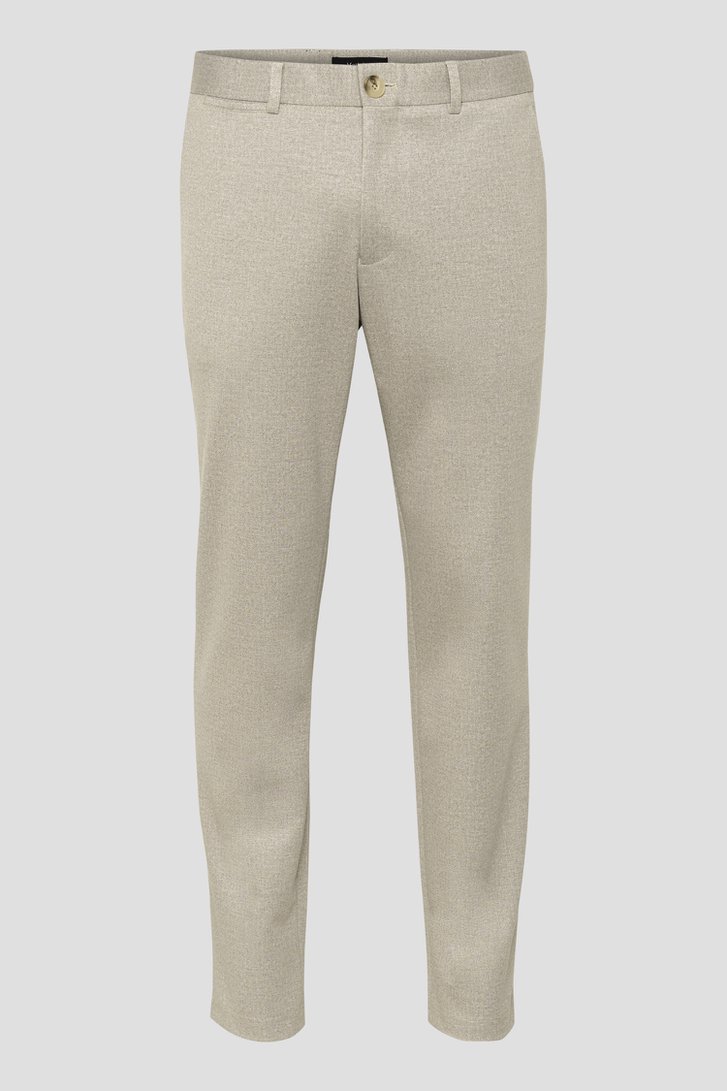 Photo produit 1 de Pantalon costume beige avec stretch de Matinique pour Hommes