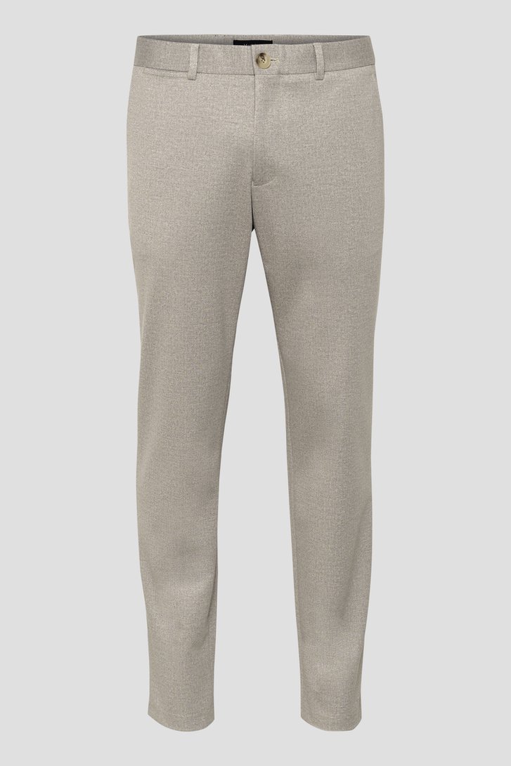 Photo produit 2 de Pantalon costume beige avec stretch de Matinique pour Hommes