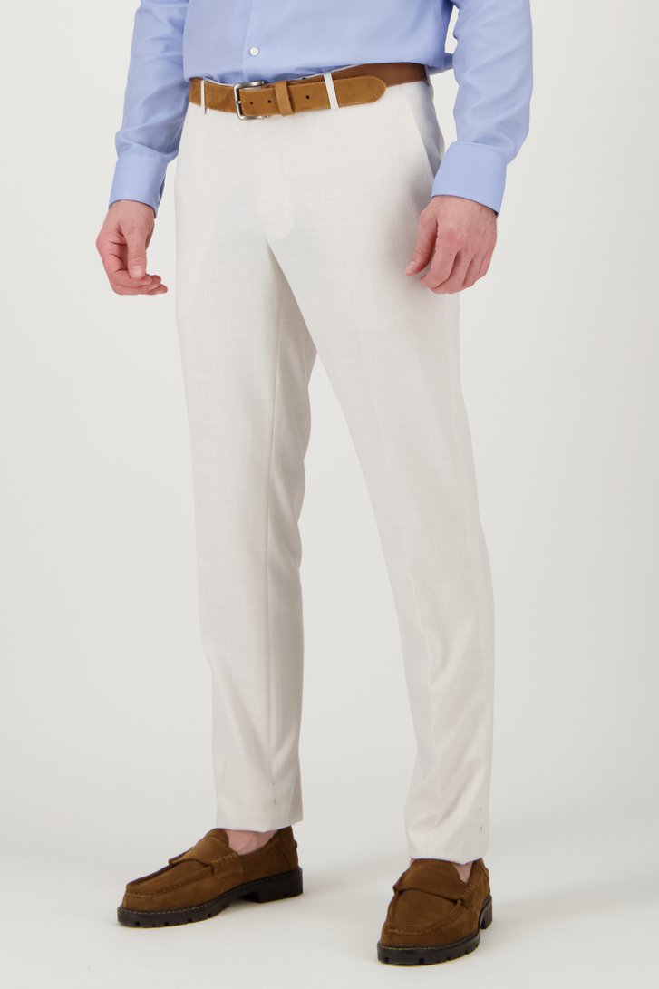 Pantalon de costume beige clair- Slim fit de Dansaert Black pour Hommes