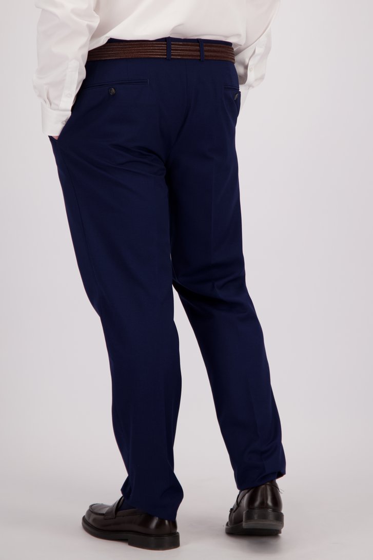 Pantalon de costume bleu à carreaux - Comfort fit	 de Dansaert Black pour Hommes