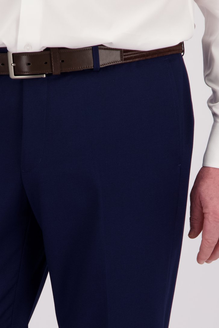 Pantalon de costume bleu à carreaux - Comfort fit	 de Dansaert Black pour Hommes
