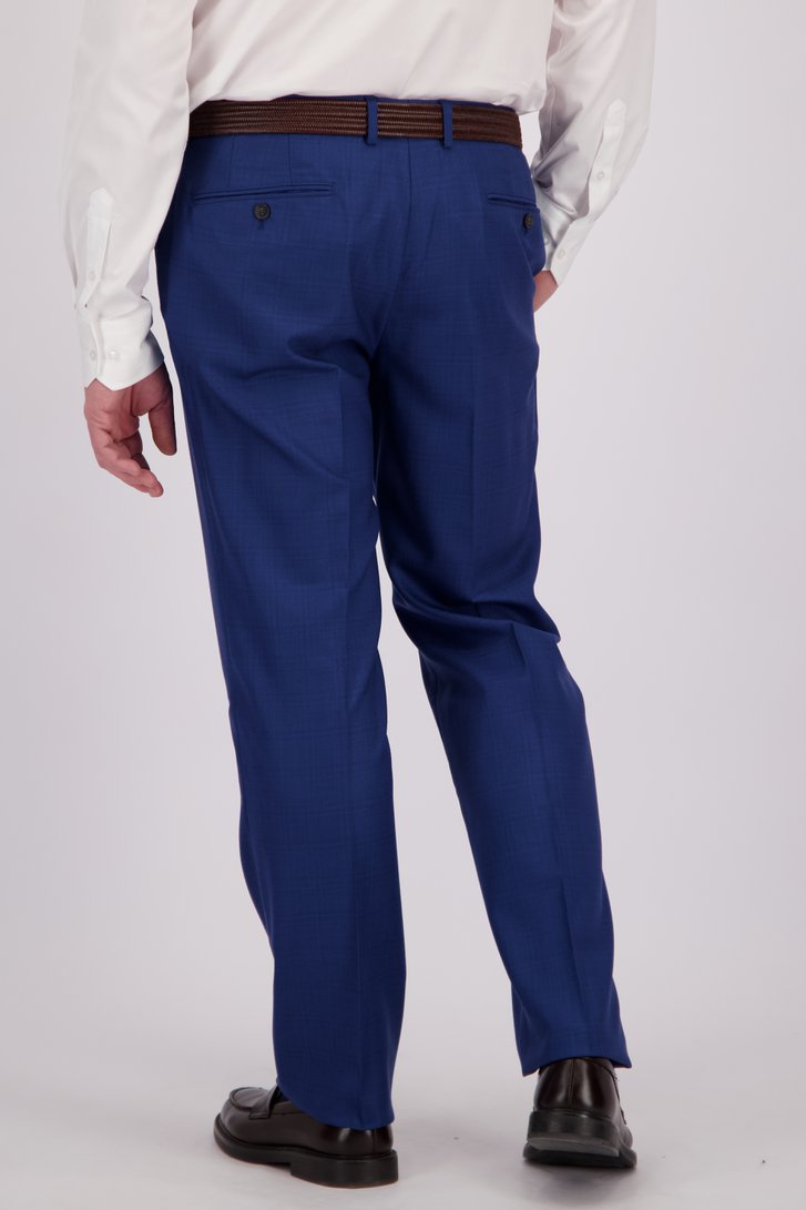 Pantalon de costume bleu foncé - Comfort fit de Dansaert Black pour Hommes
