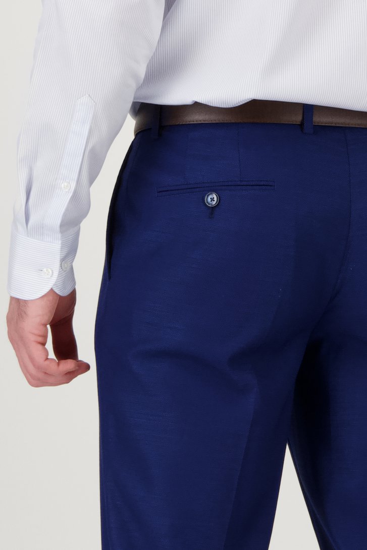 Pantalon de costume bleu foncé - regular fit  de Dansaert Black pour Hommes