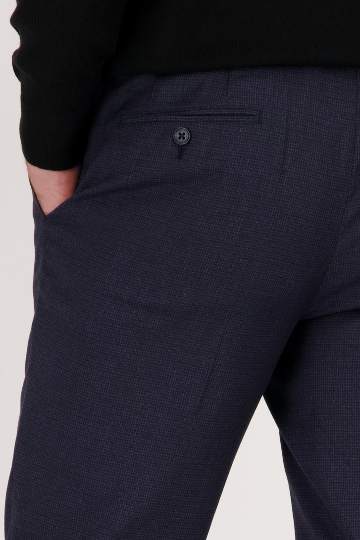 Pantalon de costume bleu foncé - Scott - Slim fit de Dansaert Black pour Hommes