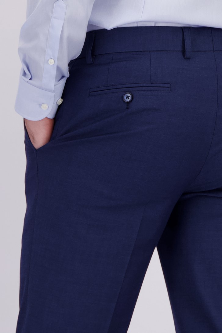 Détail de Pantalon de costume bleu foncé - Slim fit de Dansaert Black pour Hommes