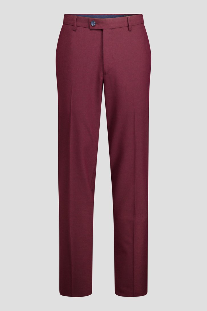Photo produit 1 de Pantalon de costume bordeaux - Regular fit - Rubio de Dansaert Black pour Hommes