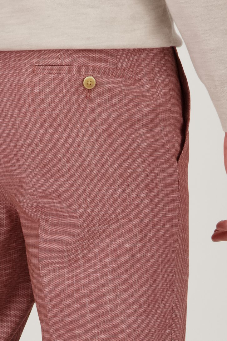 Pantalon de costume bordeaux de Upper East pour Hommes