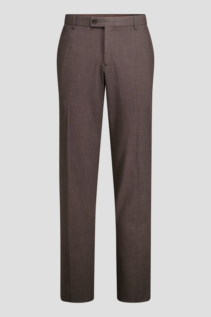 Photo produit 1 de Pantalon de costume brun - Slim fit - Schmidt de Dansaert Black pour Hommes