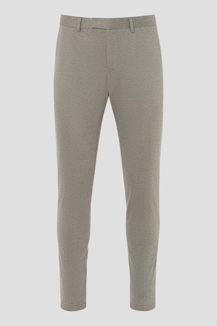 Photo produit 1 de Pantalon de costume chiné gris-beige de Benvenuto pour Hommes