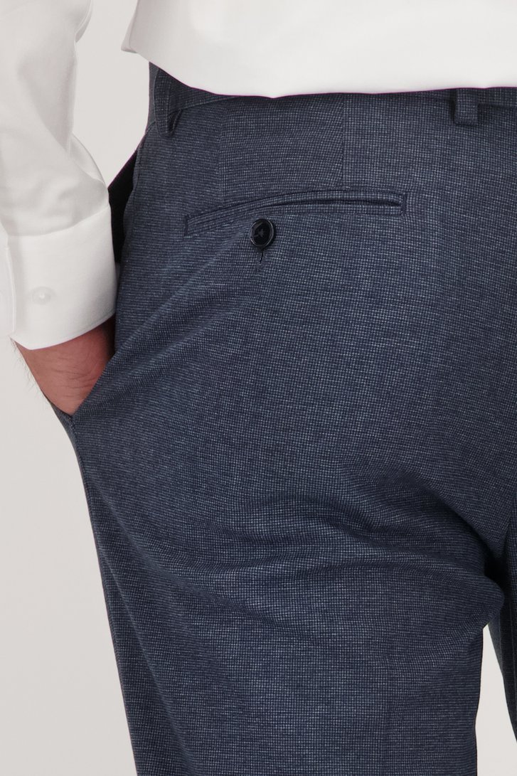 Pantalon de costume gris-bleu - Sting - Slim fit de Dansaert Black pour Hommes