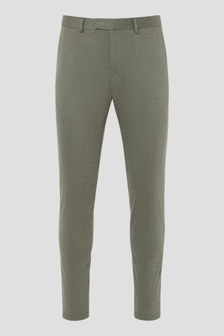 Photo produit 1 de Pantalon de costume vert chiné de Benvenuto pour Hommes