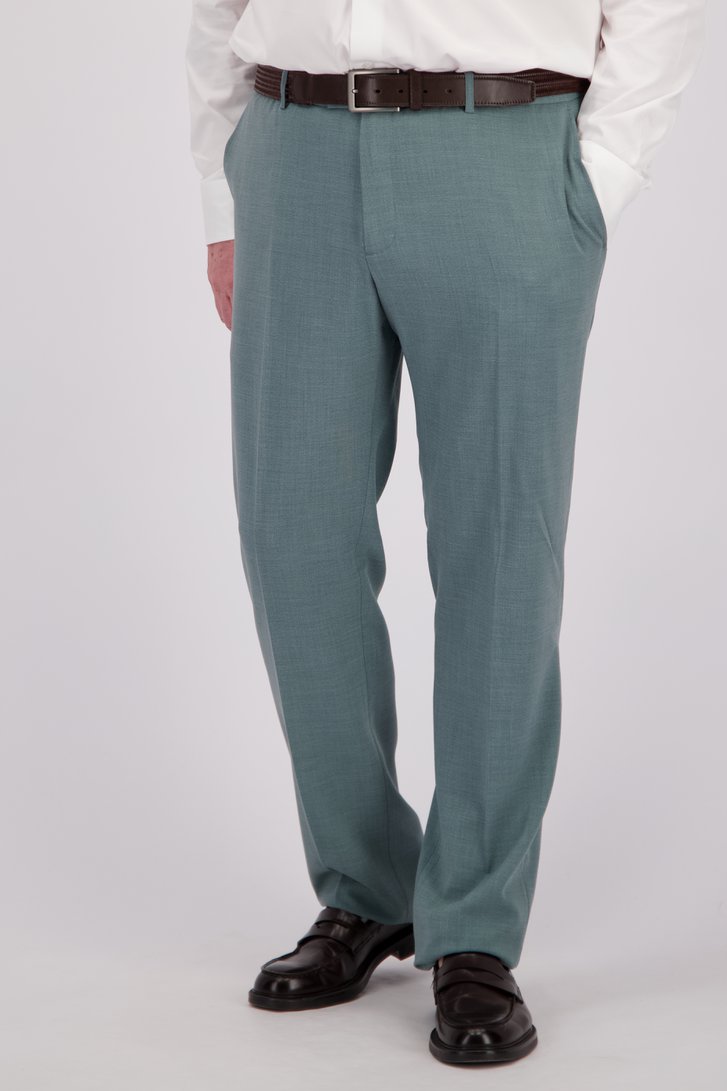 Pantalon de costume vert-gris - comfort fit de Dansaert Black pour Hommes