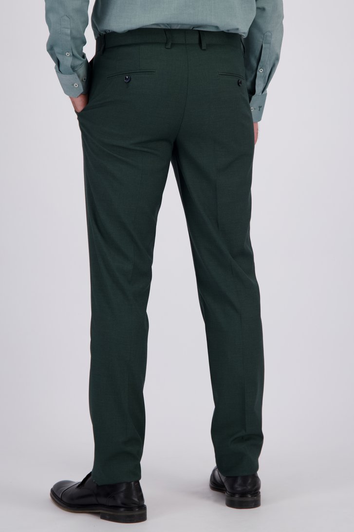 Le dos de Pantalon de costume vert - Regular fit de Dansaert Black pour Hommes