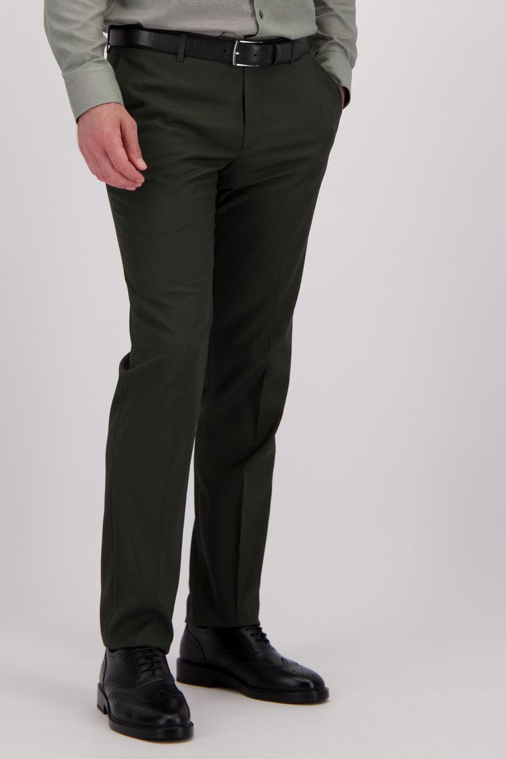 Détail de Pantalon de costume vert - Regular fit - Roosevelt de Dansaert Black pour Hommes